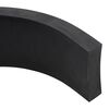 vidaXL Gummileiste f&uuml;r Schneepflug Schwarz 300x8x2 cm