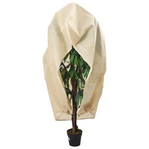vidaXL Wintervlies mit Rei&szlig;verschluss 2 Stk. 70 g/m&sup2; 1x1,55 m