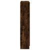 vidaXL B&uuml;cherschrank R&auml;uchereiche 82,5x30,5x150 cm Holzwerkstoff