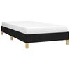 vidaXL Bettgestell ohne Matratze Schwarz 90x190 cm Stoff