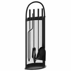 vidaXL 5-teiliges Kaminbesteck-Set 23 x 15 x 66 cm Stahl
