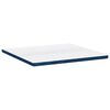 vidaXL Matratzenauflage Wei&szlig; 200 x 200 cm Jacquard-Stoff