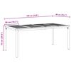 vidaXL Garten Essgruppe 7 pcs Grau und Braun Poly-Rattan