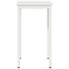 vidaXL Bartisch Wei&szlig; 60 x 60 x 105 cm Massives Kiefernholz