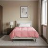vidaXL Ganzjahresbettdecke Gepolstert Rosa 135 x 200 cm Mikrofaser