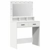 vidaXL Schminktisch Wei&szlig; 79 x 41 x 135 cm Holzwerkstoff