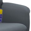 vidaXL Massagesessel mit Fu&szlig;hocker Dunkelgrau Samt