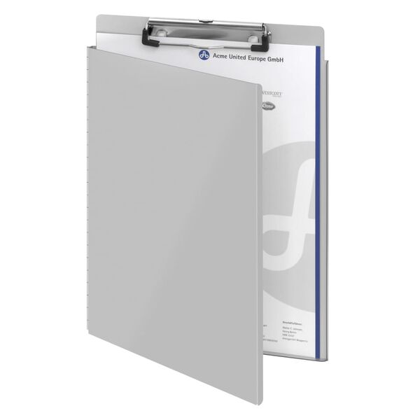WESTCOTT Klemmbrett mit Schutzh&uuml;lle A4 Aluminium