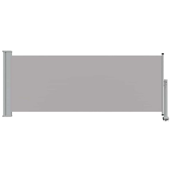 vidaXL Ausziehbare Seitenmarkise 100x300 cm Grau