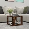 vidaXL Couchtisch R&auml;uchereiche 40x40x30 cm Holzwerkstoff