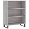 vidaXL Regalschrank Grau Sonoma 69,5x32,5x90 cm Holzwerkstoff
