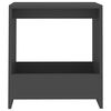 vidaXL Beistelltisch Grau 50x26x50 cm Holzwerkstoff