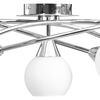 vidaXL Deckenleuchte mit Keramik-Lampenschirmen f&uuml;r 5 E14 Gl&uuml;hlampen