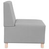 vidaXL Modulares Armfreies Sofa 3 pcs Wolkengrau 55 x 74 x 82 cm Stoff