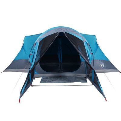 vidaXL Tipi-Familienzelt 8 Personen Blau Wasserdicht