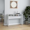vidaXL Konsolentisch Hochglanz-Wei&szlig; 105x30x80 cm Holzwerkstoff