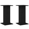 vidaXL Lautsprecherst&auml;nder 2 pcs Schwarz Eichen-Optik 30 x 30 x 60 cm