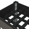 vidaXL Garten-Hochbeet mit Ablage Grau 175x50x75 cm WPC