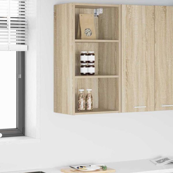 vidaXL H&auml;ngeschrank Sonoma-Eiche 40 x 29,5 x 80 cm Holzwerkstoff