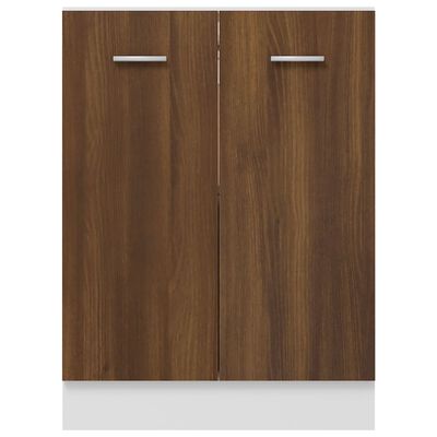 vidaXL Unterschrank Braun Eichen-Optik 60x46x81,5 cm Holzwerkstoff