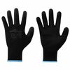 vidaXL Arbeitshandschuhe 24 pcs Schwarz 9 / l Polyester