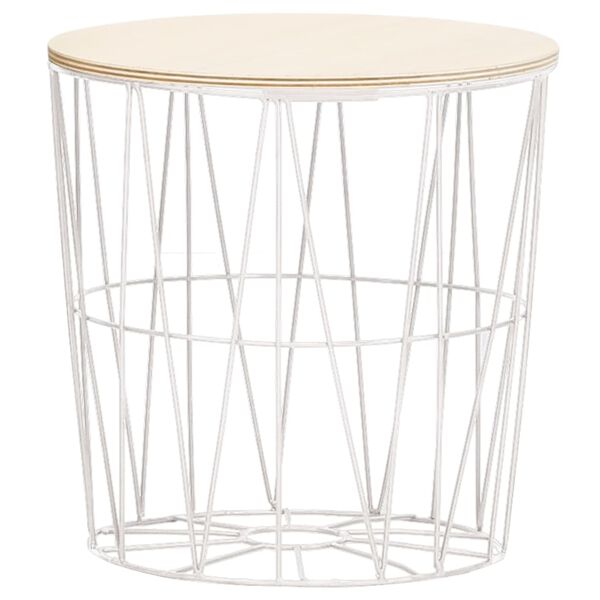 vidaXL Couchtische 4 Stk. Weiß