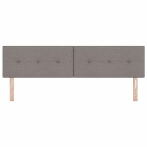 vidaXL H&ouml;henverstellbares Kopfteil mit Kopfteil Taupe 180 cm Stoff