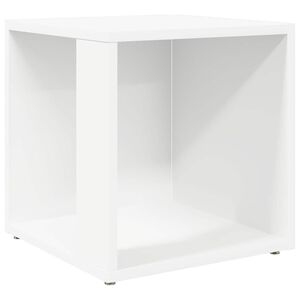 vidaXL Beistelltisch Wei&szlig; 33x33x34,5 cm Holzwerkstoff