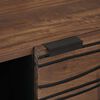 vidaXL Sideboard Braun 80 x 33 x 75 cm massives Mangoholz