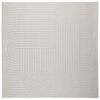 vidaXL Innen- und Au&szlig;enteppich PALMERAS Creme 120 x 120 cm Polyester