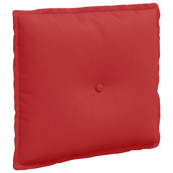 vidaXL R&uuml;ckenkissen Rot 50 x 19 x 45 cm Stoff