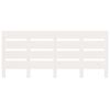 vidaXL Massivholzbett ohne Matratze Weiß 135x190 cm Kiefernholz