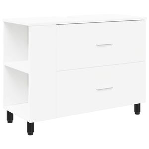 vidaXL Waschtisch Wei&szlig; 80 x 35 x 60 cm Holzwerkstoff