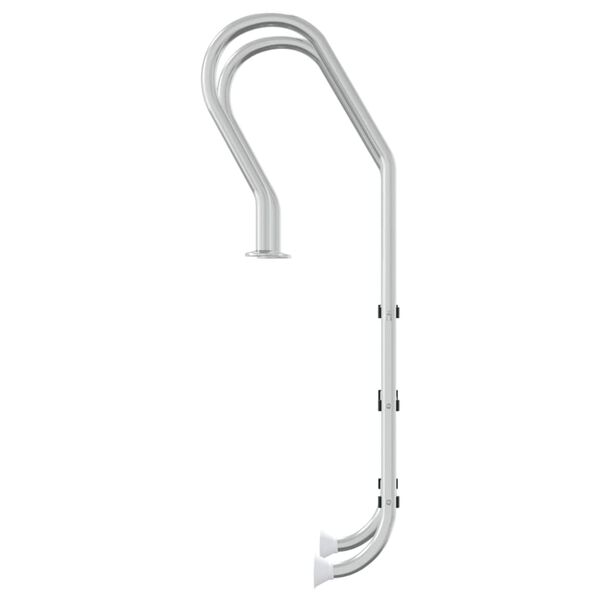vidaXL Pool-Leiter 54x38x158 cm Edelstahl 304