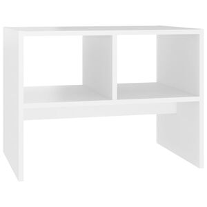 vidaXL Beistelltisch Wei&szlig; 60x40x45 cm Holzwerkstoff