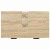 vidaXL Badezimmerm&ouml;bel Set mit Regal 3 pcs Sonoma-Eiche Holzwerkstoff
