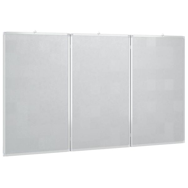 vidaXL Magnetisches Whiteboard Klappbar 150x80x1,7 cm Aluminium