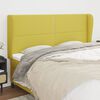 vidaXL Kopfteil mit Ohren Gr&uuml;n 163x23x118/128 cm Stoff