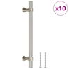 vidaXL M&ouml;belgriffe 10 Stk. Silbern 128 mm Edelstahl