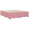 vidaXL Bettgestell Rosa 180x200 cm Samt