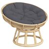 vidaXL Kissen Rund Anthrazit &Oslash; 100x11 cm Oxford-Gewebe