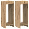 vidaXL Pflanzenst&auml;nder Artisan-Eiche 30 x 30 x 80 cm Holzwerkstoff