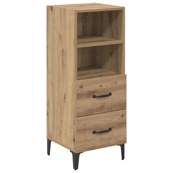 vidaXL Sideboard Artisan-Eiche 34 x 34,5 x 90 cm Holzwerkstoff