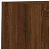vidaXL TV-Schrank mit LED-Leuchten Braun Eichen-Optik 30,5x30x60 cm