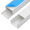 vidaXL Kabelkan&auml;le Selbstklebend 50x25 mm 30 m PVC