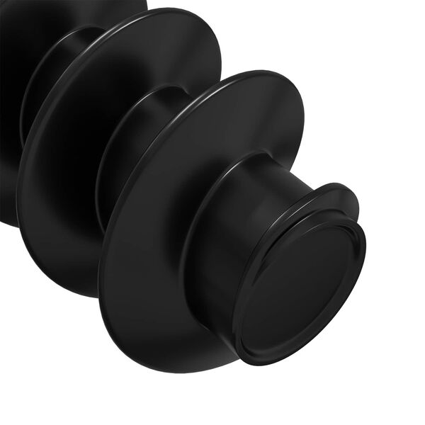 vidaXL Steckkappen-Schraube 2 pcs Schwarz M5 x 40 mm Eisen