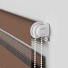vidaXL Doppelrollo Braun 145x150 cm Stoffbreite 140,9 cm Polyester