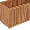 vidaXL Hochbeet 100x50x50 cm Massivholz Teak