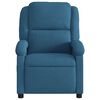 vidaXL Massagesessel Blau Samt