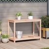 vidaXL Pflanztisch mit Ablage 108x50x75 cm Massivholz Douglasie